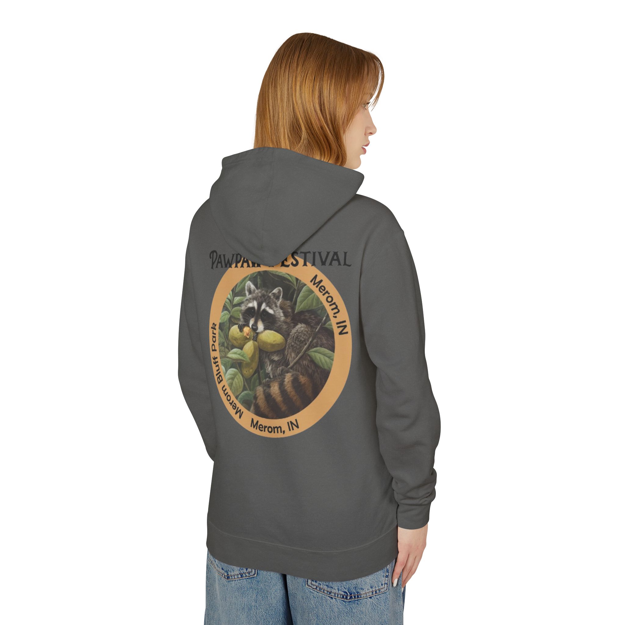 Pawpaw Racoon Hooded Sweatshirt - Image 24