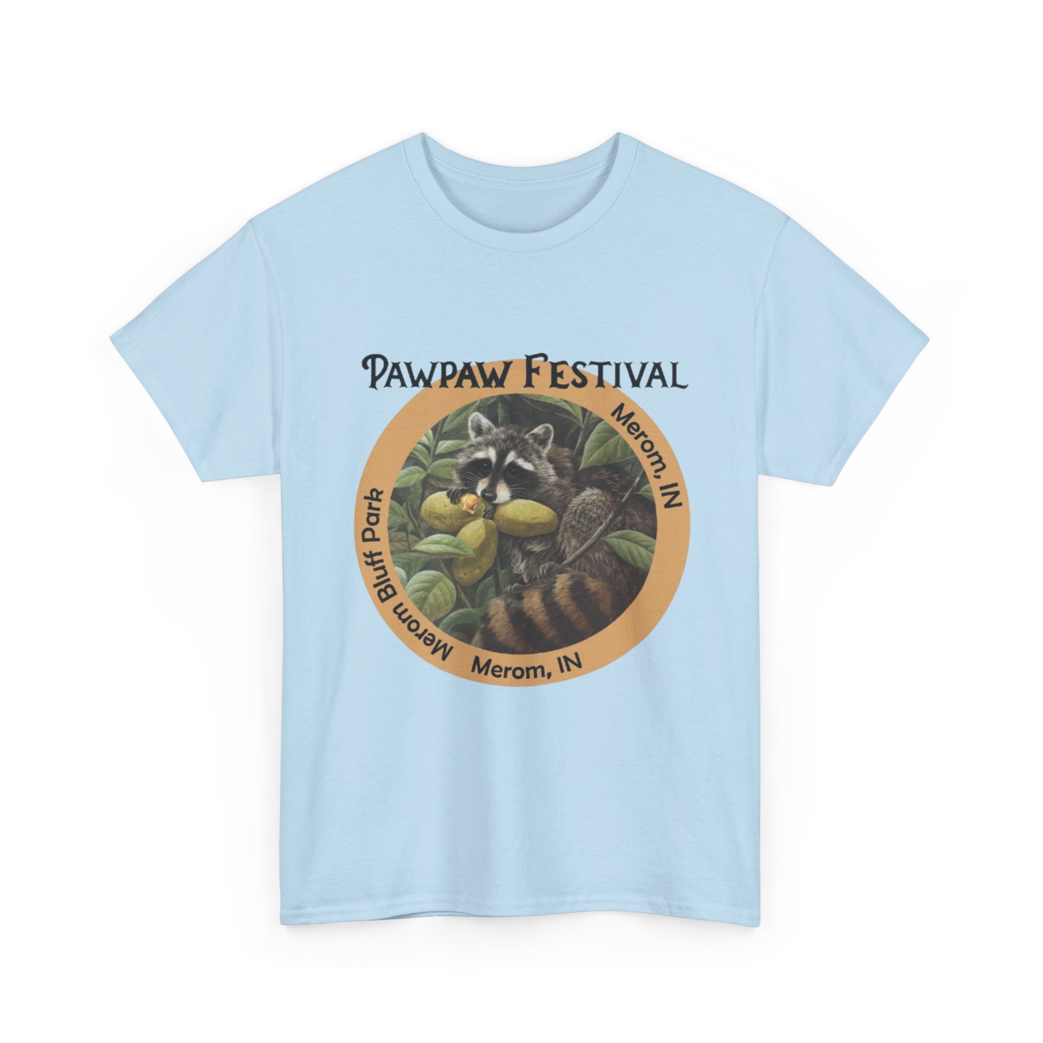 Pawpaw Racoon Heavy Cotton Tee - Image 11