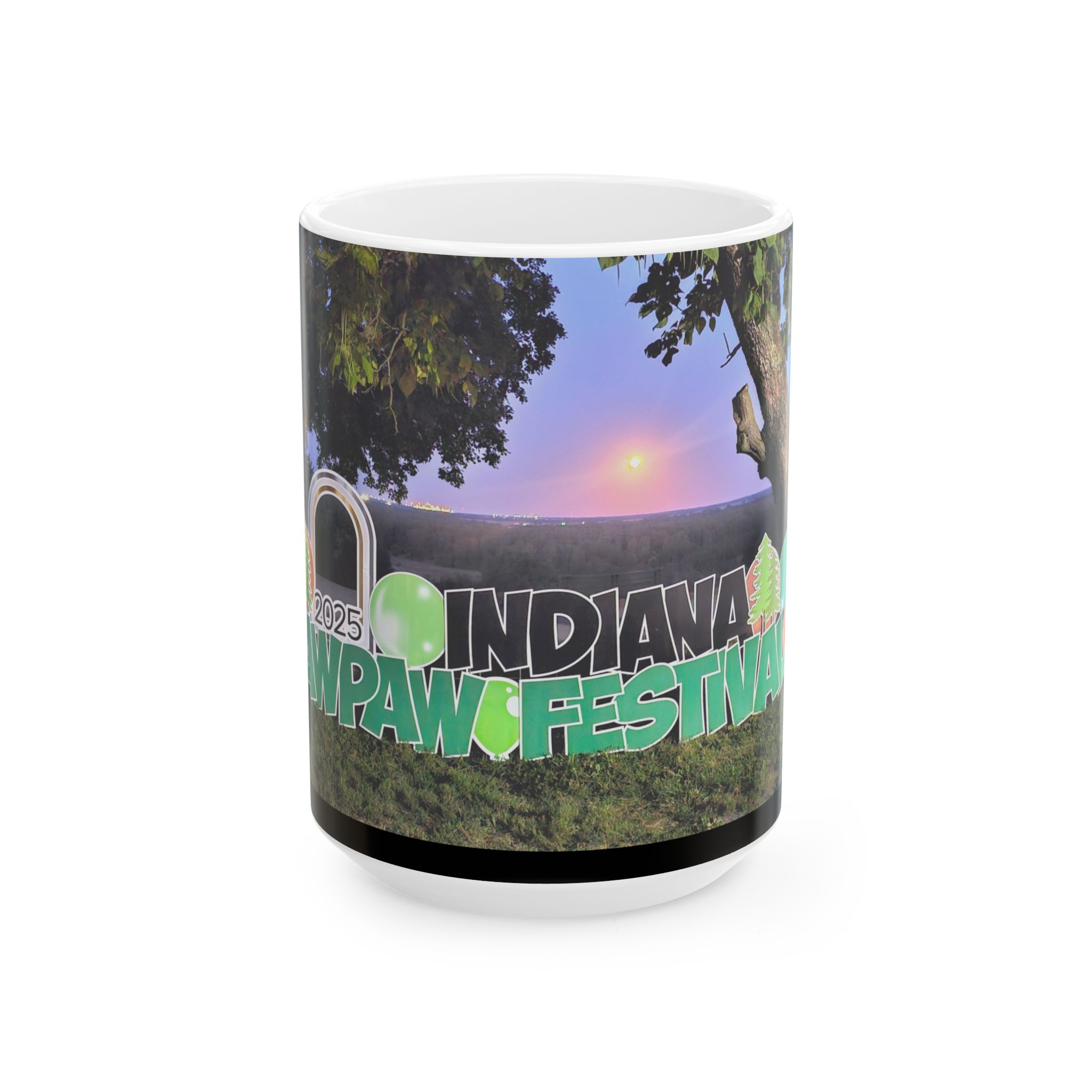 Pawpaw Festival Ceramic Mug, (11oz, 15oz) - Image 5