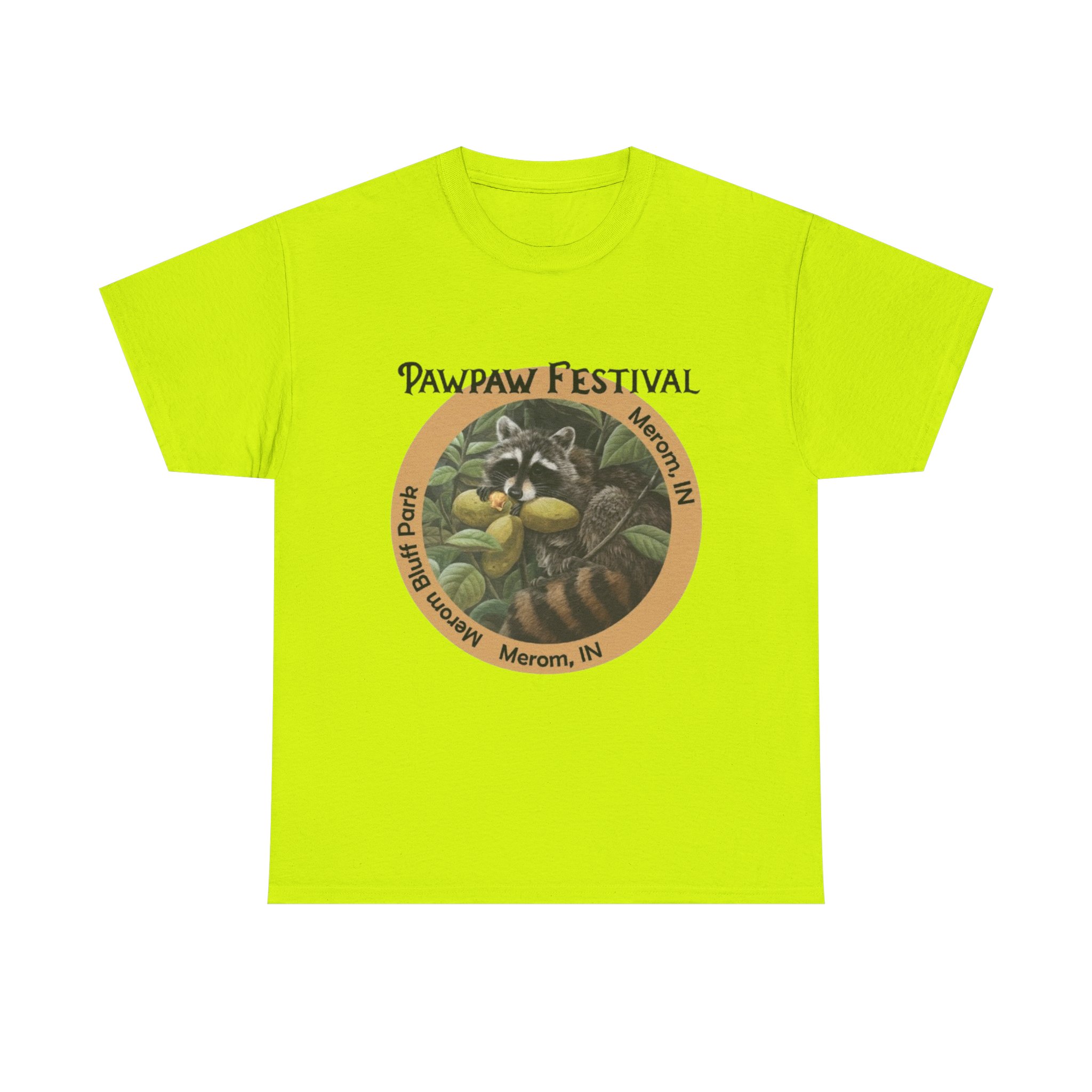 Pawpaw Racoon Heavy Cotton Tee - Image 29