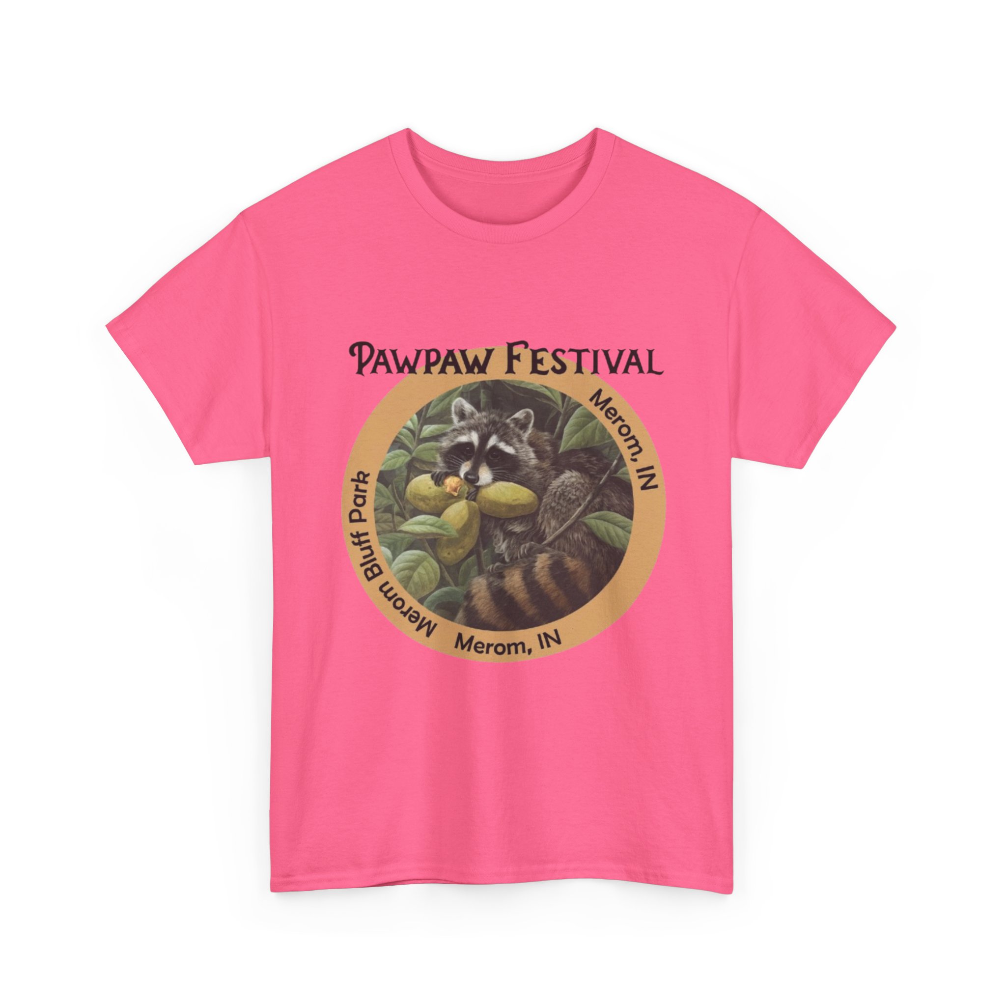 Pawpaw Racoon Heavy Cotton Tee - Image 47