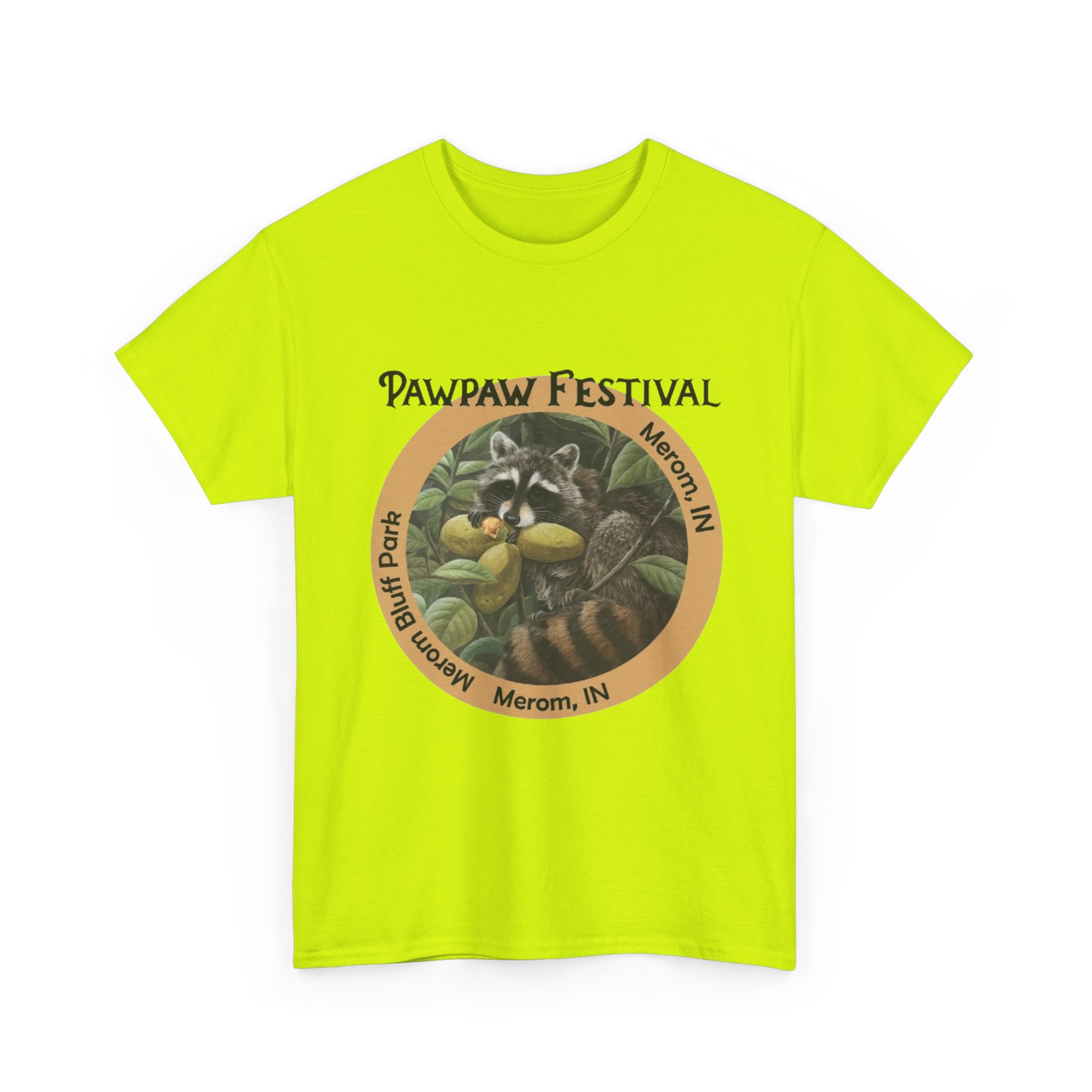 Pawpaw Racoon Heavy Cotton Tee - Image 31