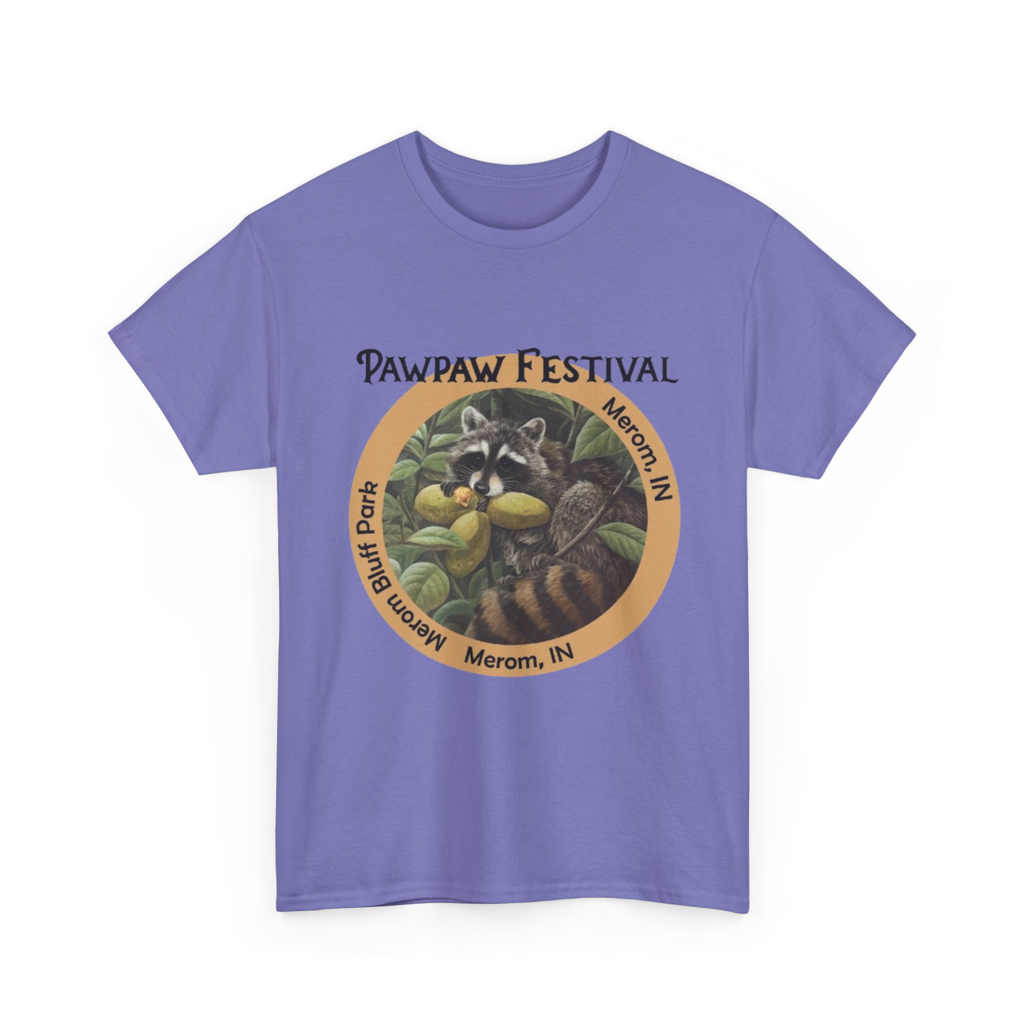 Pawpaw Racoon Heavy Cotton Tee - Image 43