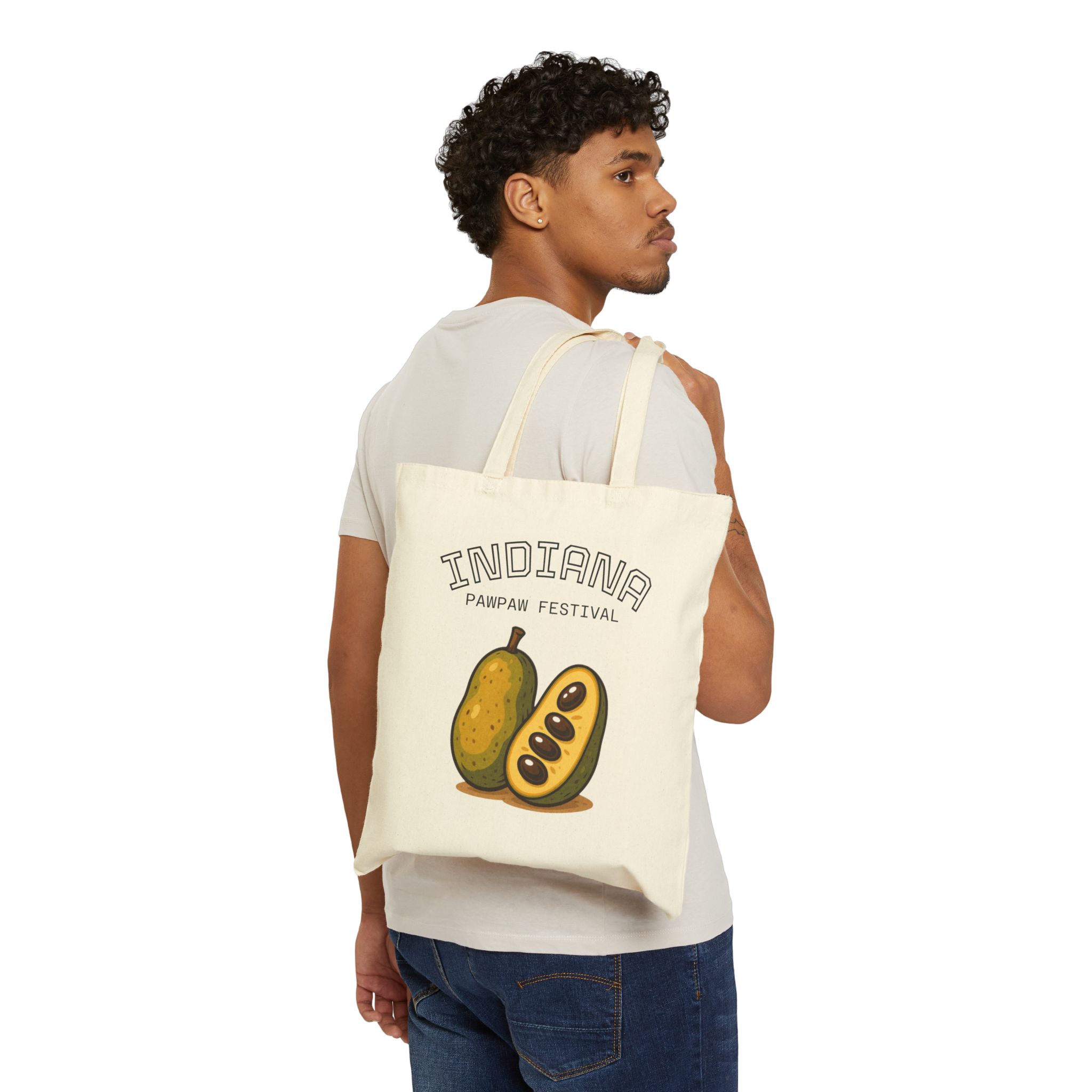Pawpaw Festival Canvas Tote Bag - Image 3