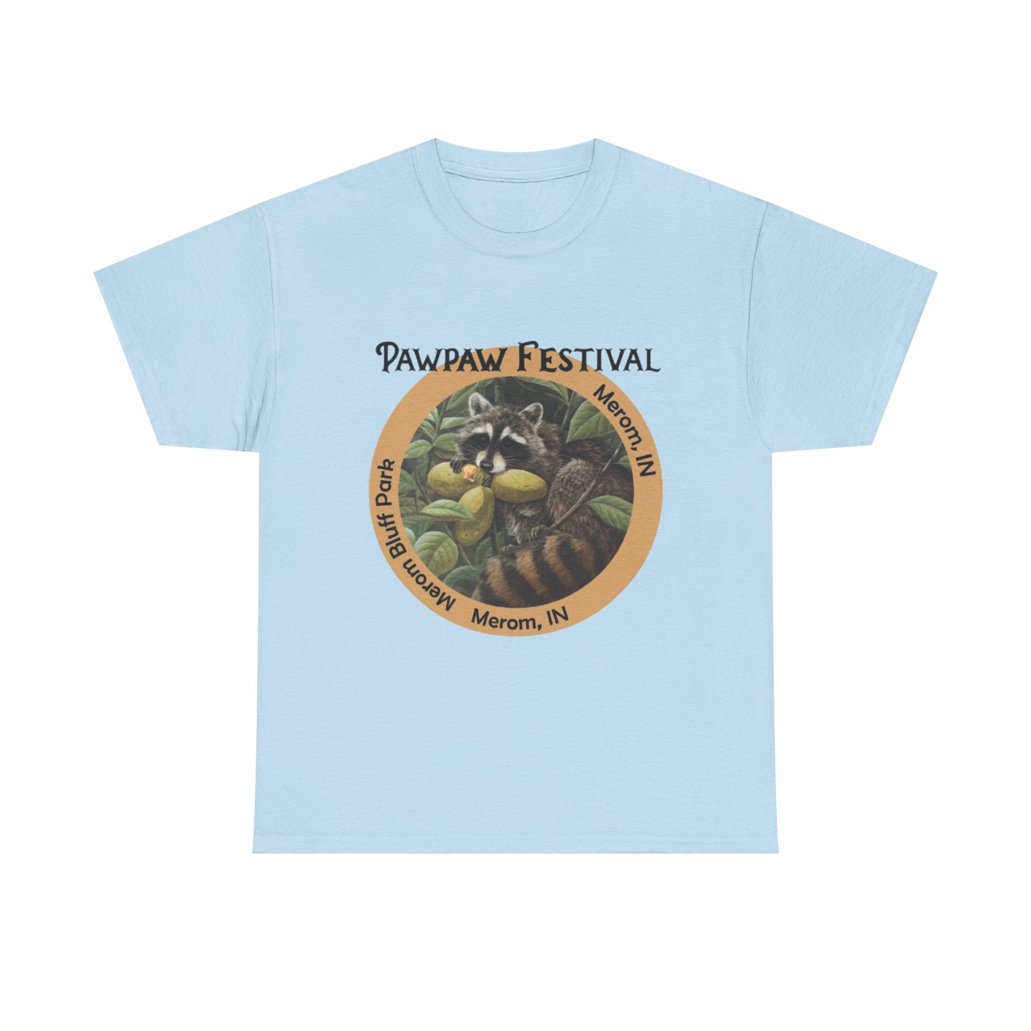 Pawpaw Racoon Heavy Cotton Tee - Image 9