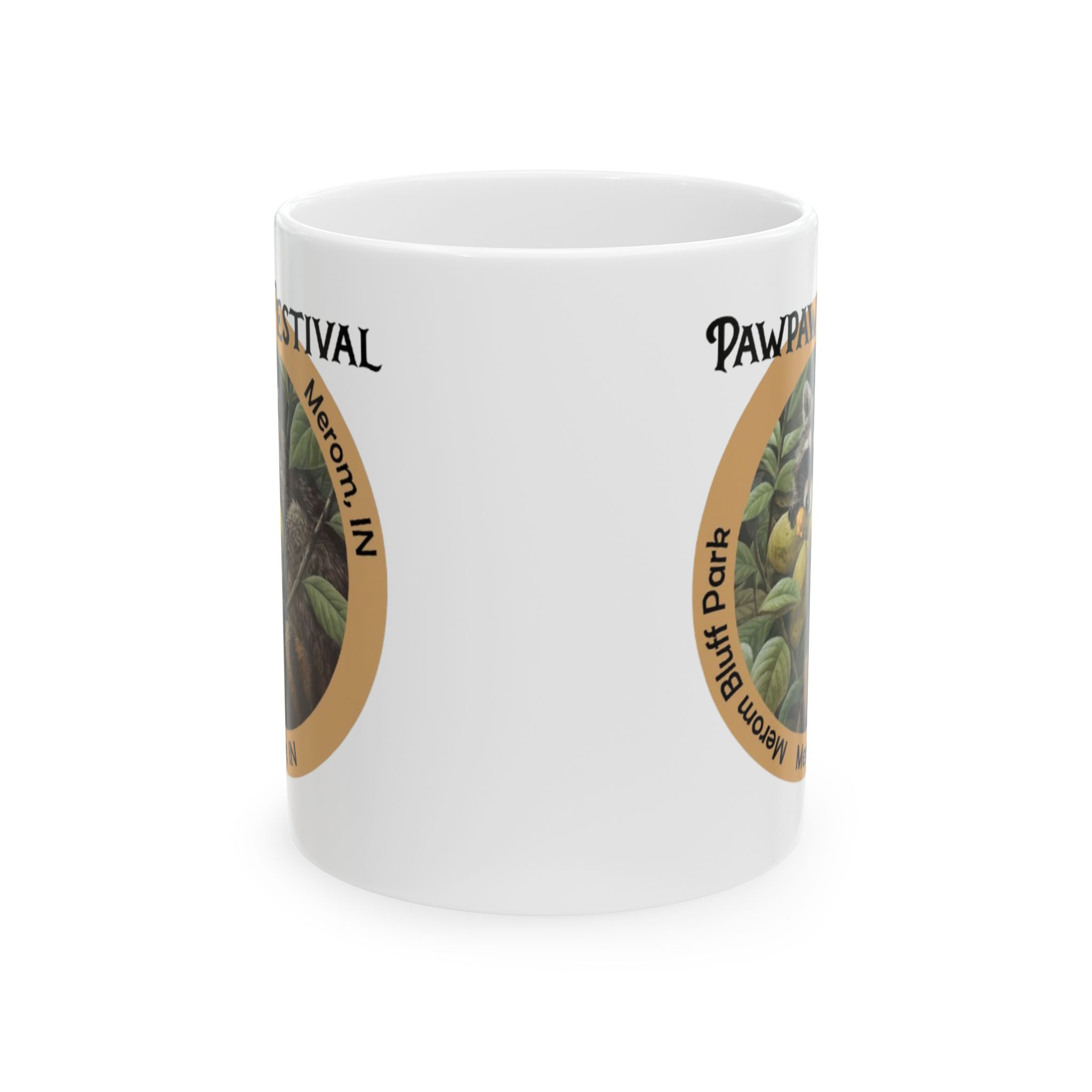 Pawpaw Racoon Ceramic Mug - Image 2