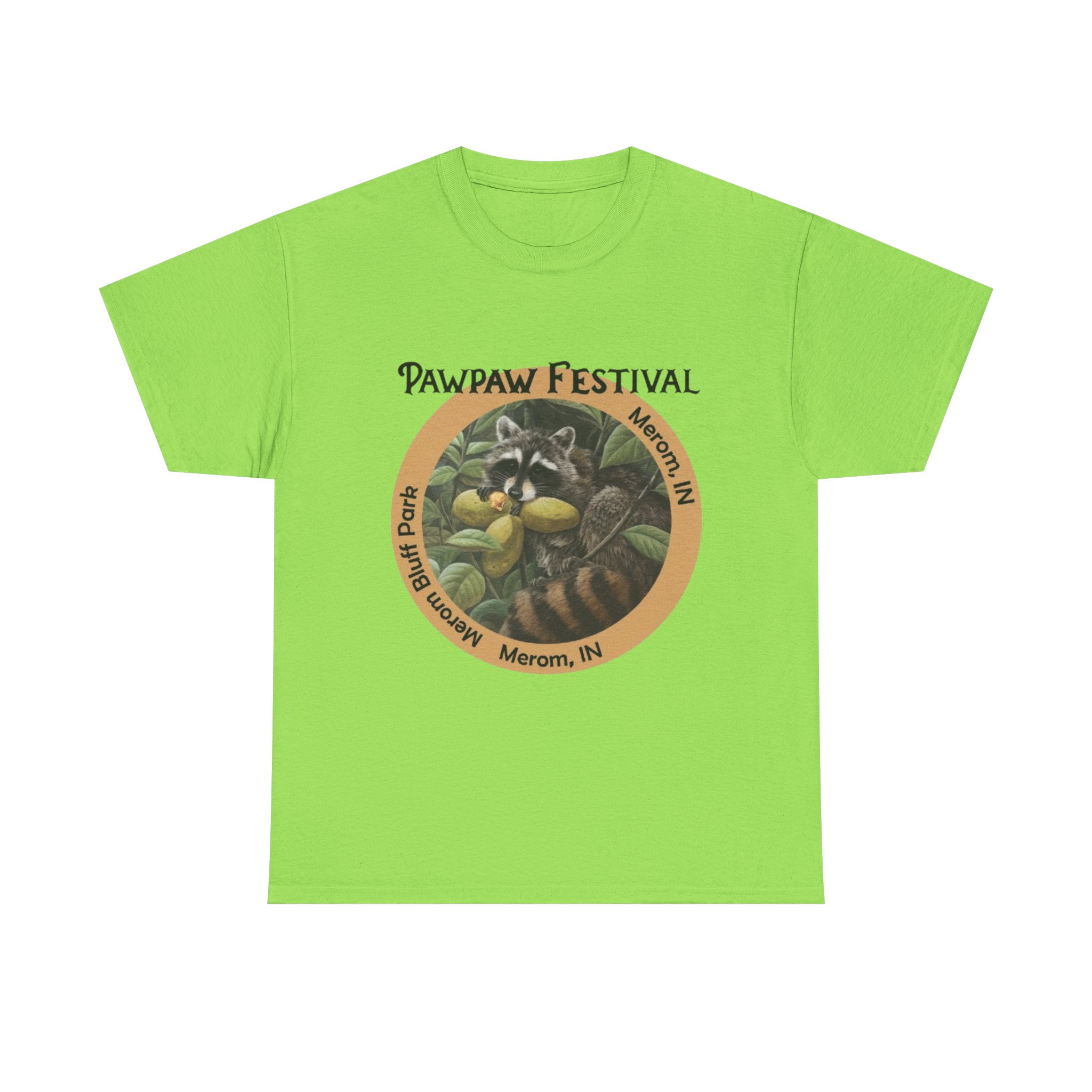 Pawpaw Racoon Heavy Cotton Tee - Image 33