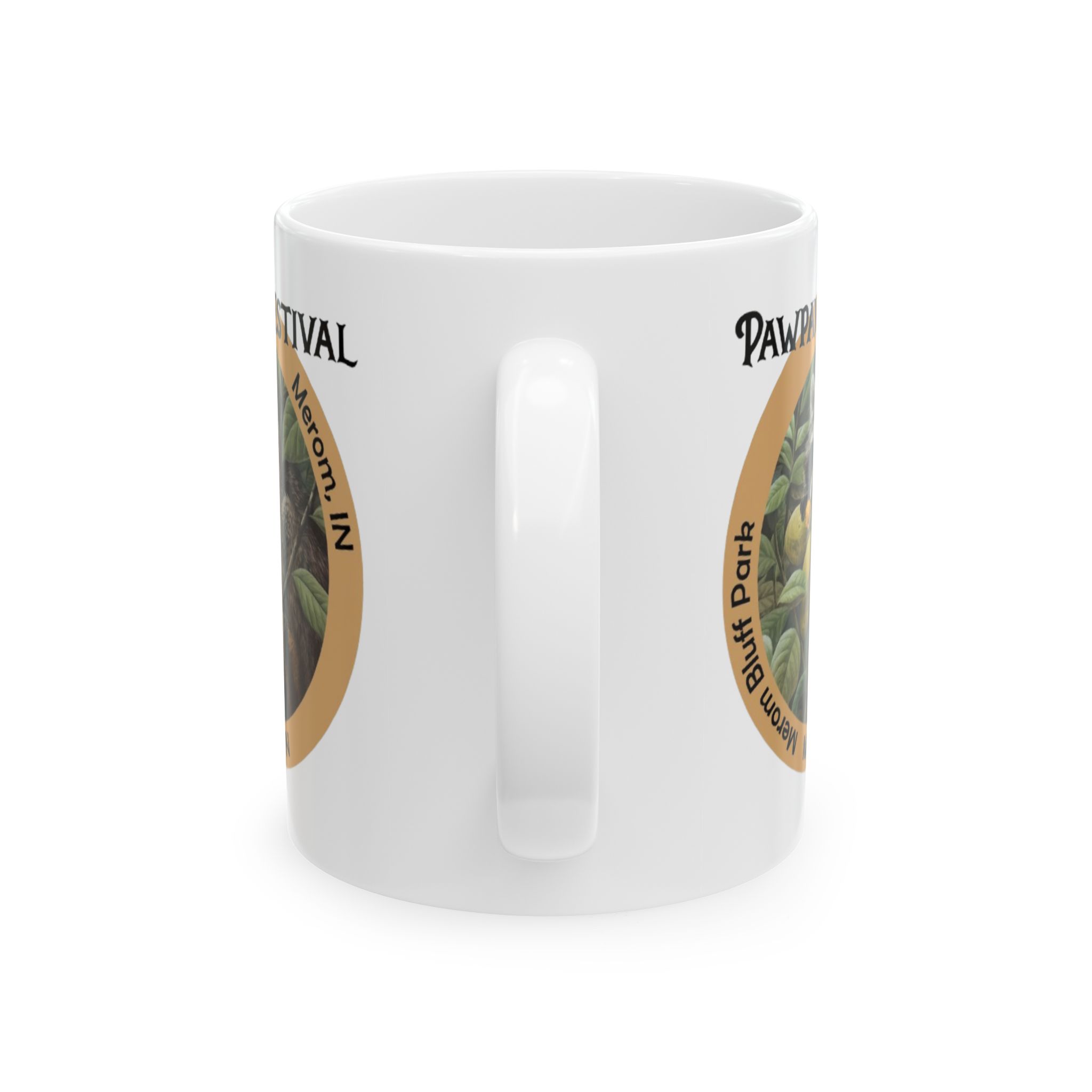 Pawpaw Racoon Ceramic Mug - Image 3