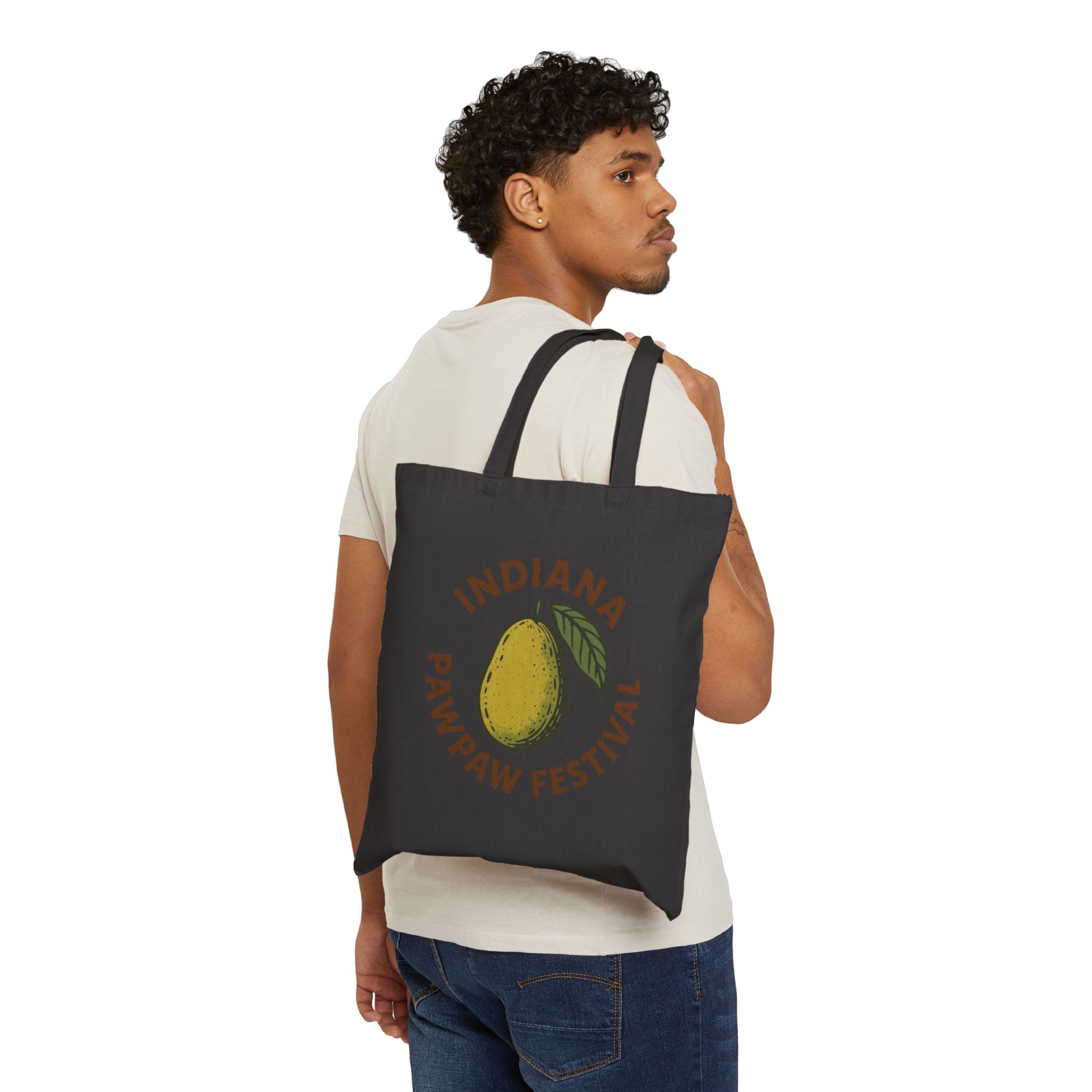 Indiana Pawpaw Festival Canvas Tote Bag - Image 7
