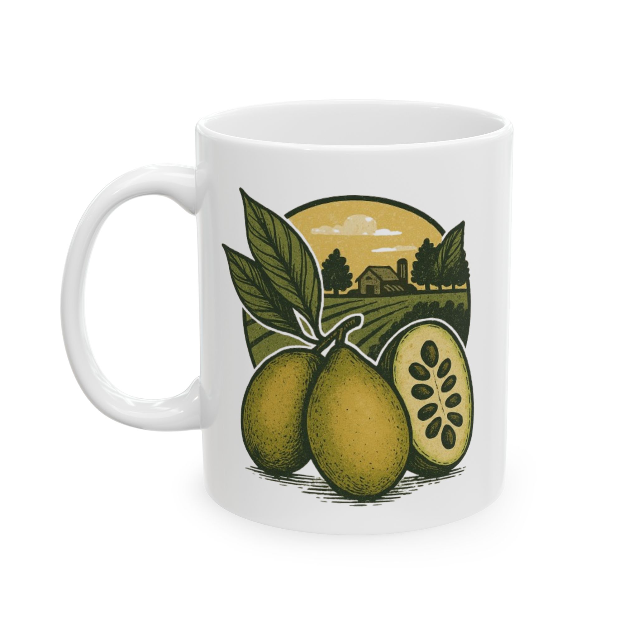 Rustic Pawpaw Ceramic Mug