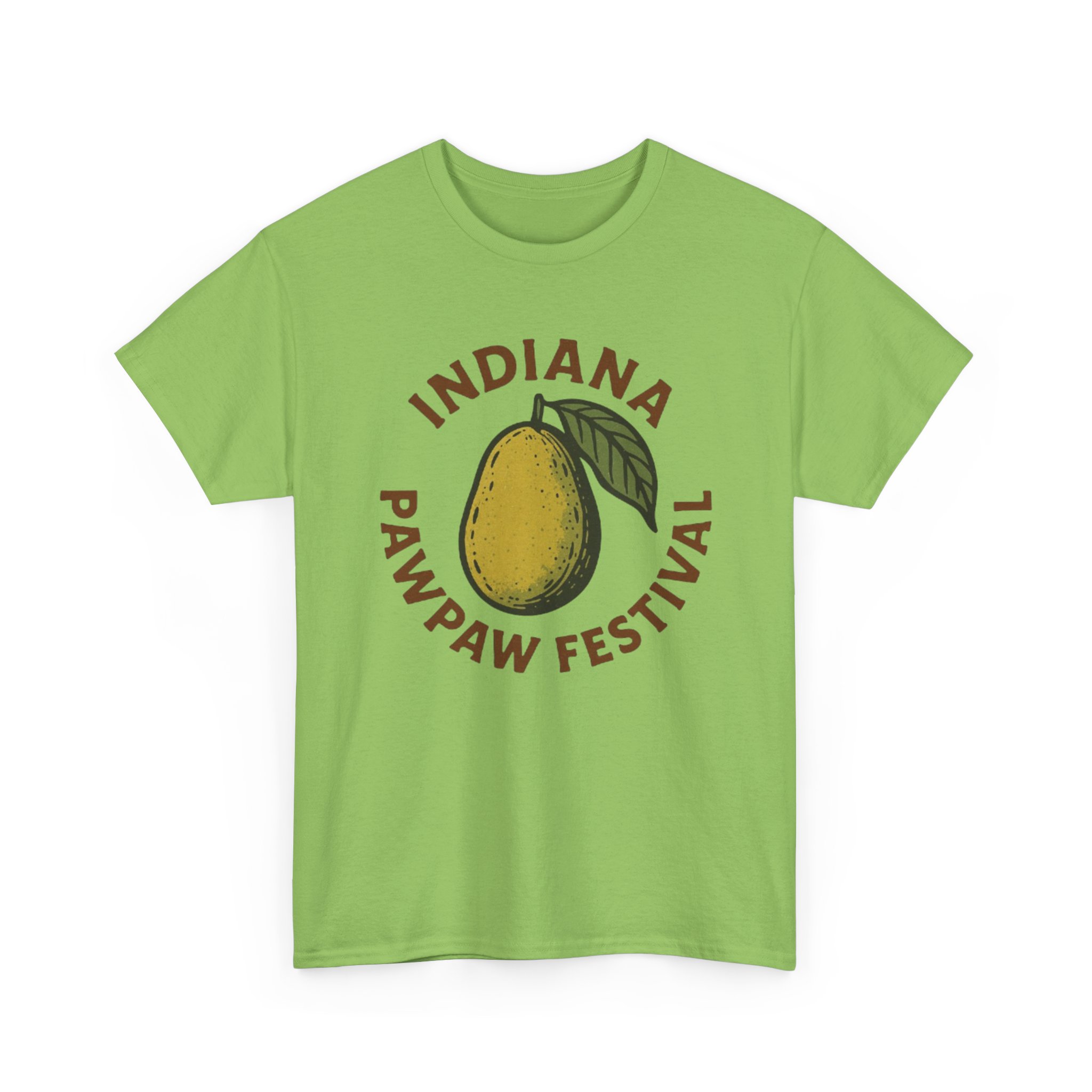 Indiana Pawpaw Heavy Cotton Tee - Image 11