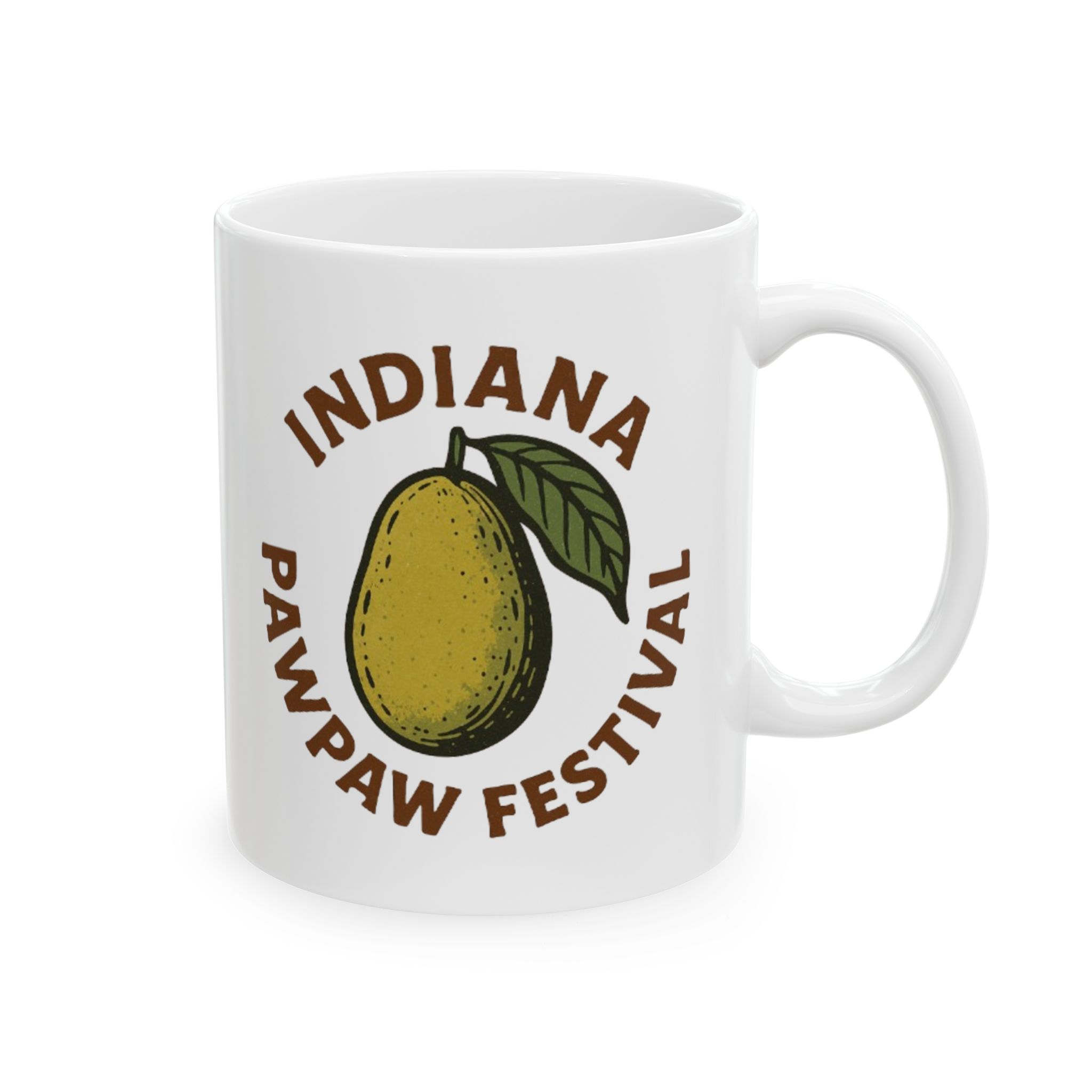 Indiana Pawpaw Ceramic Mug - Image 4