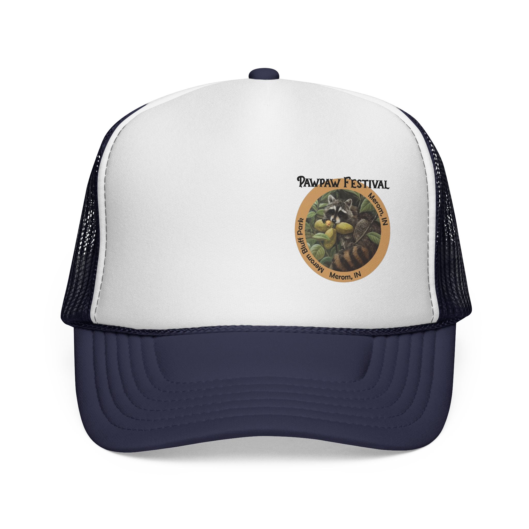 Racoon Pawpaw Trucker Cap - Image 17