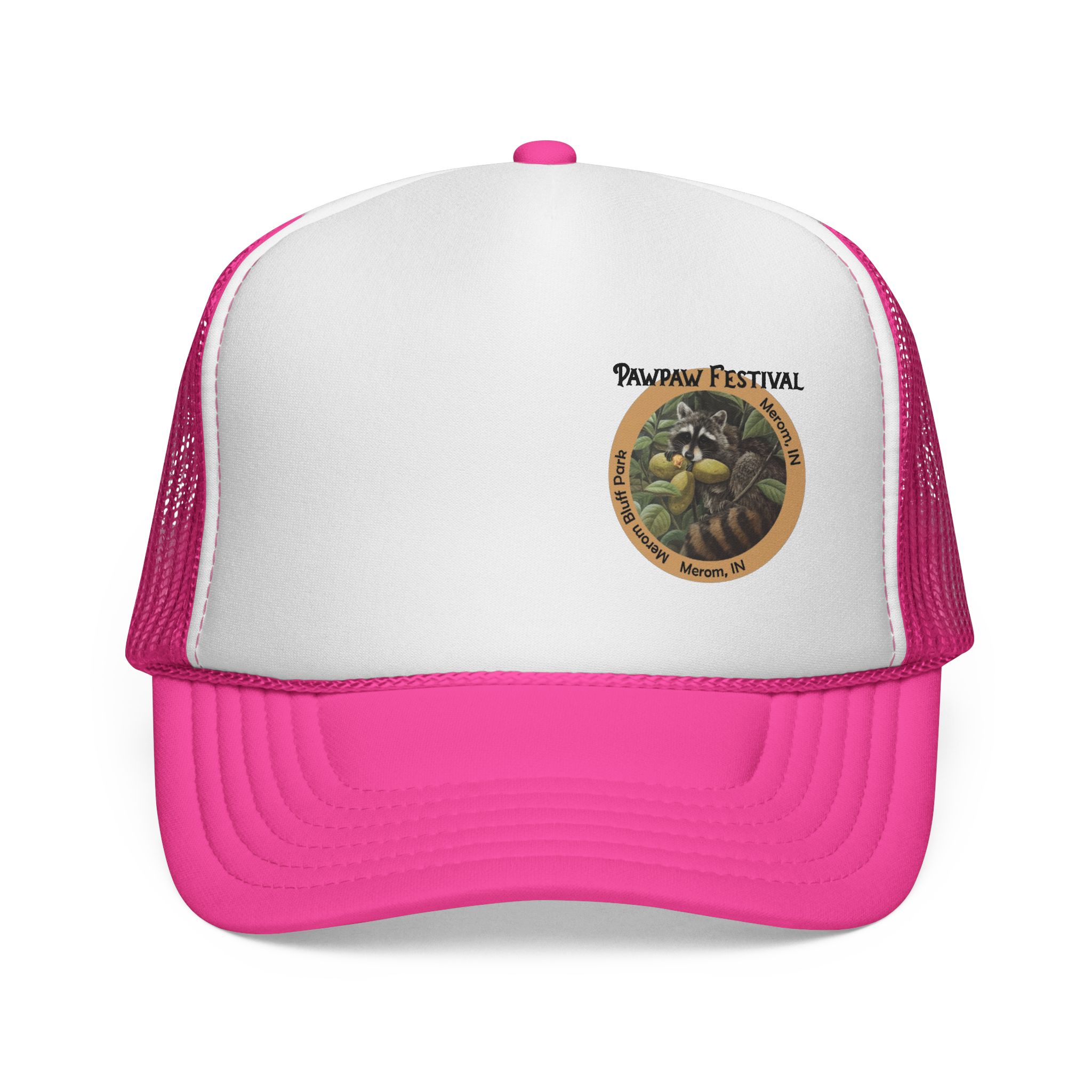 Racoon Pawpaw Trucker Cap - Image 21