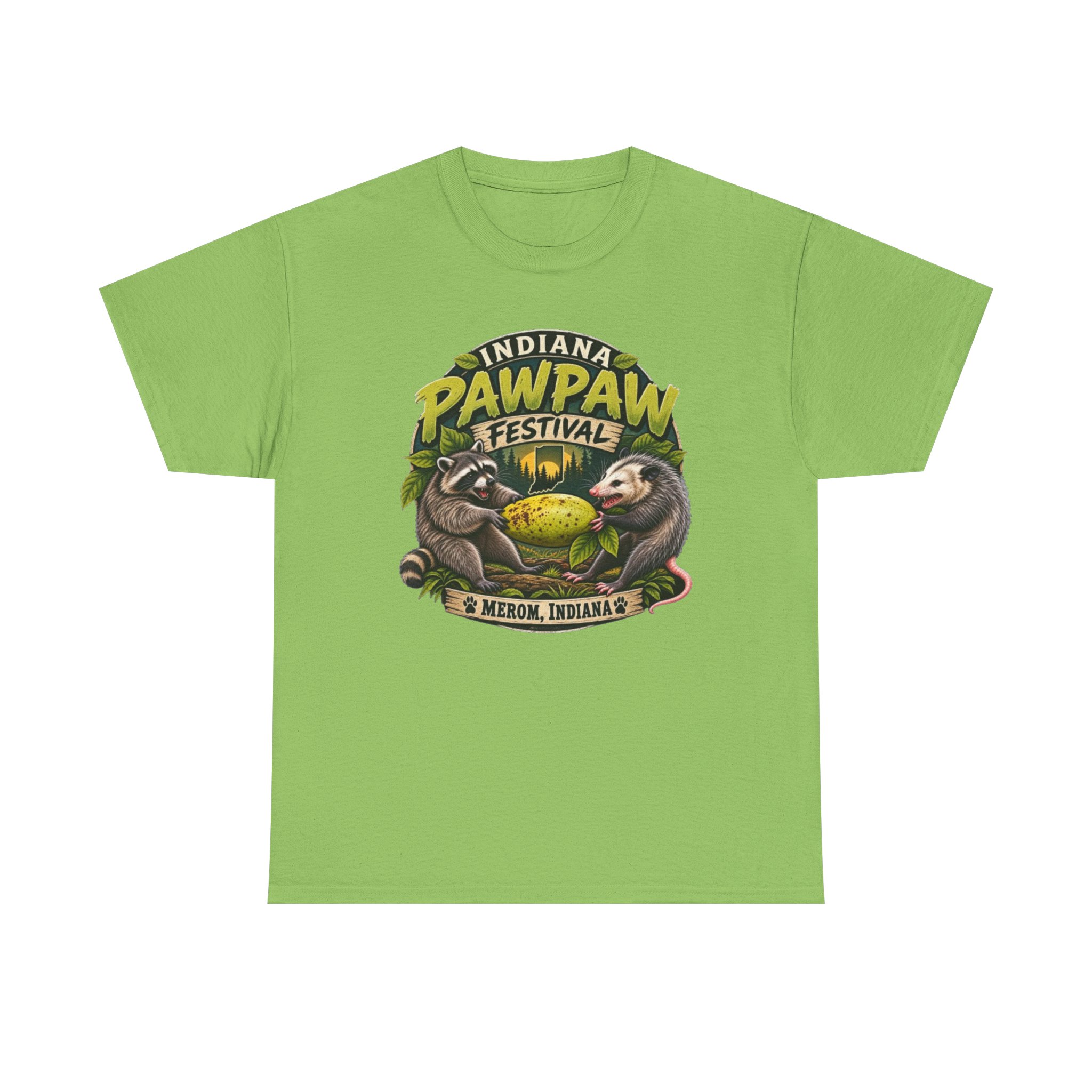 Indiana Pawpaw Heavy Cotton Tee - Image 9