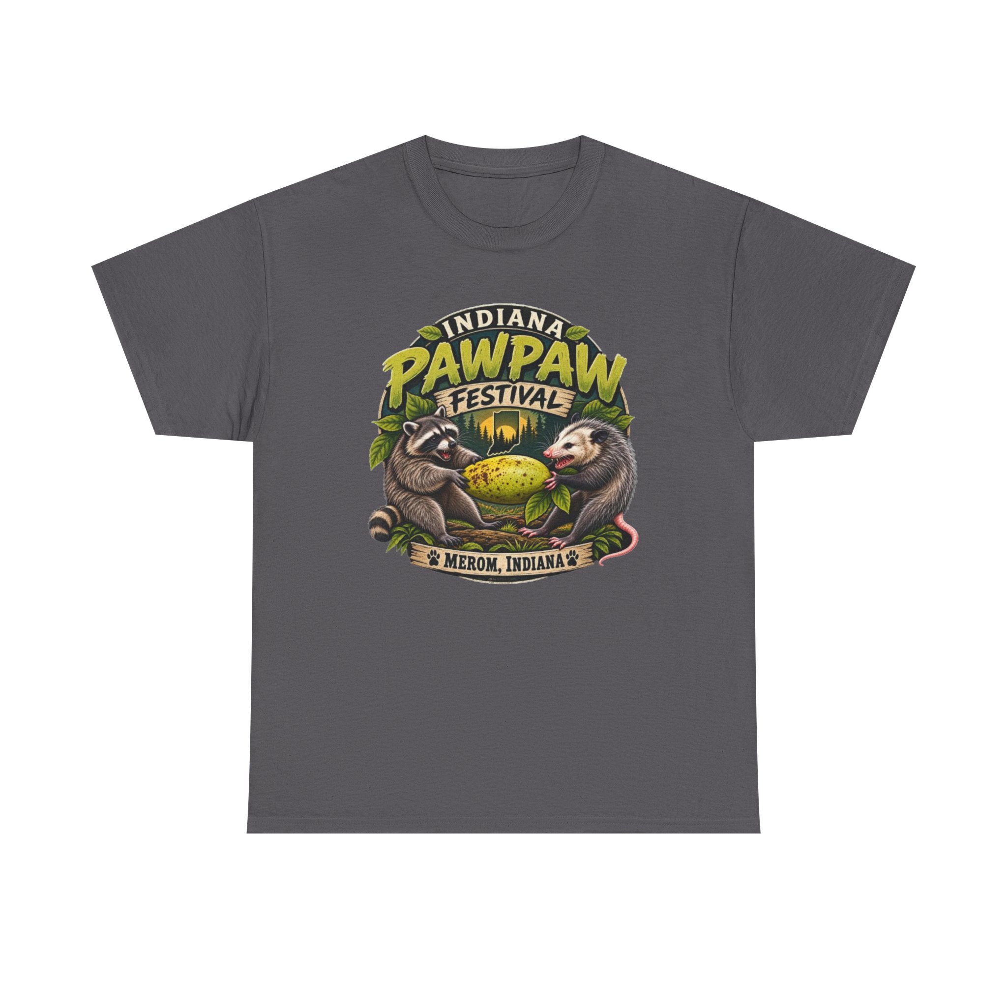 Indiana Pawpaw Heavy Cotton Tee - Image 17