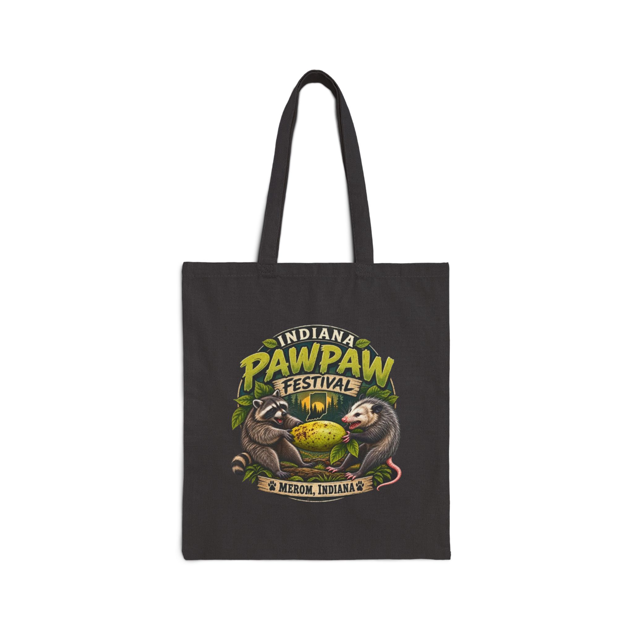 Indiana Pawpaw Canvas Tote Bag