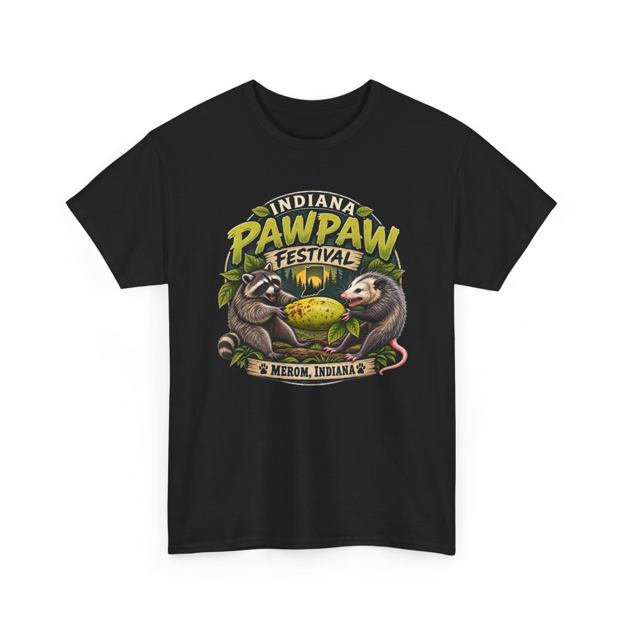Indiana Pawpaw Heavy Cotton Tee - Image 3