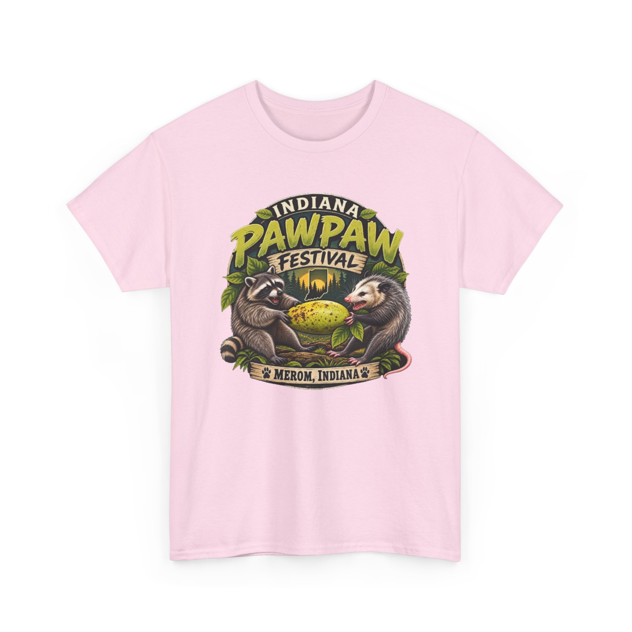 Indiana Pawpaw Heavy Cotton Tee - Image 23