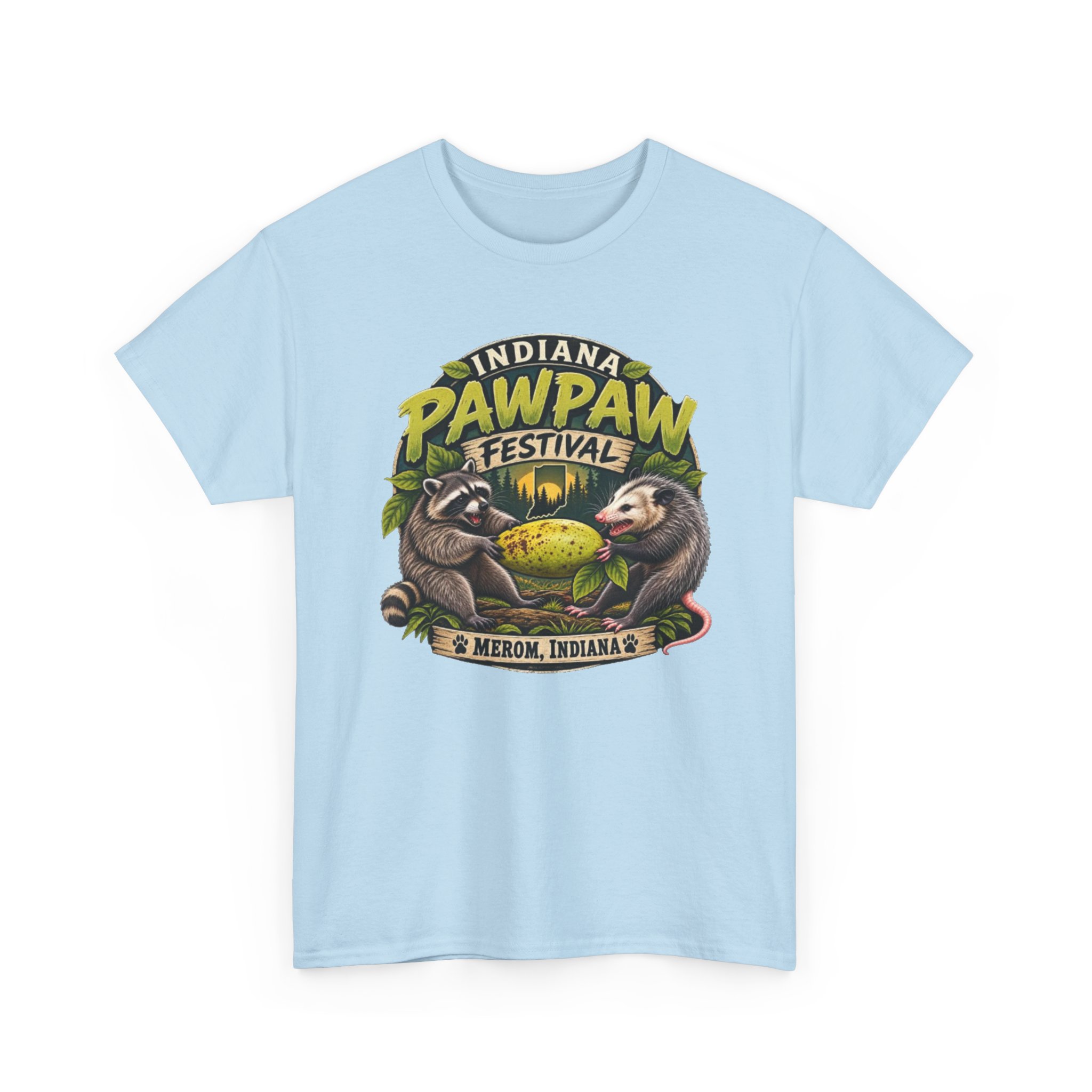 Indiana Pawpaw Heavy Cotton Tee - Image 15