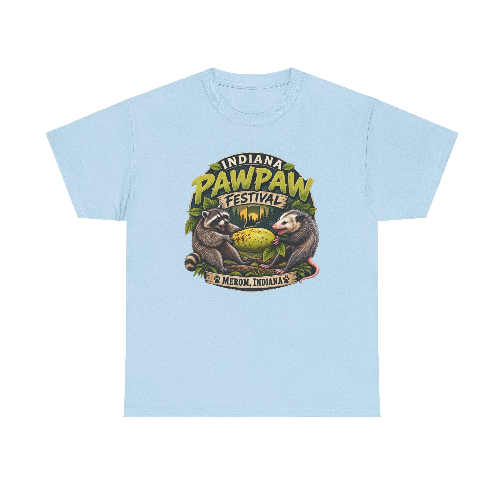 Indiana Pawpaw Heavy Cotton Tee - Image 13