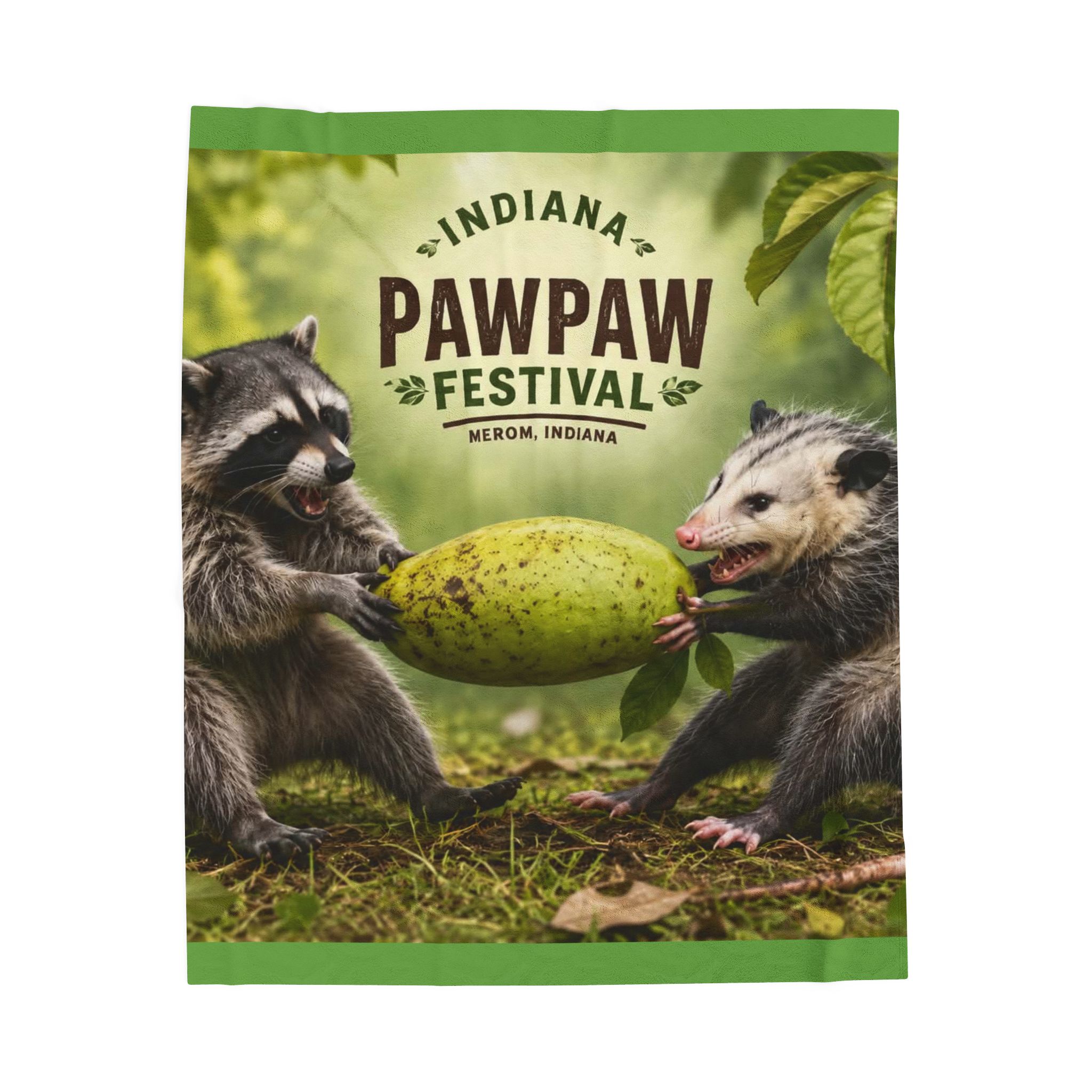 Pawpaw Life Velveteen Plush Blanket - Image 2