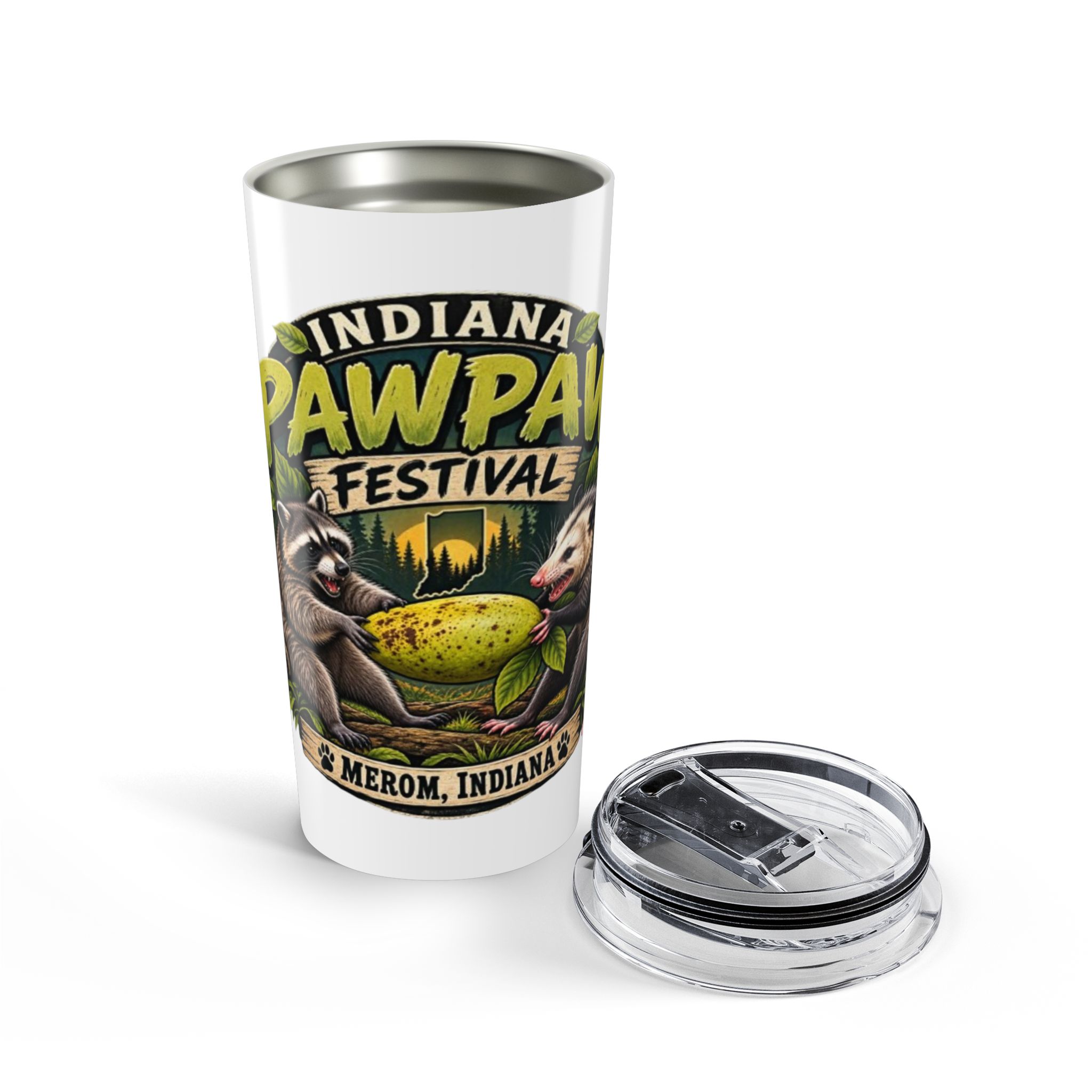 Indiana Pawpaw Tumbler 20oz - Image 4
