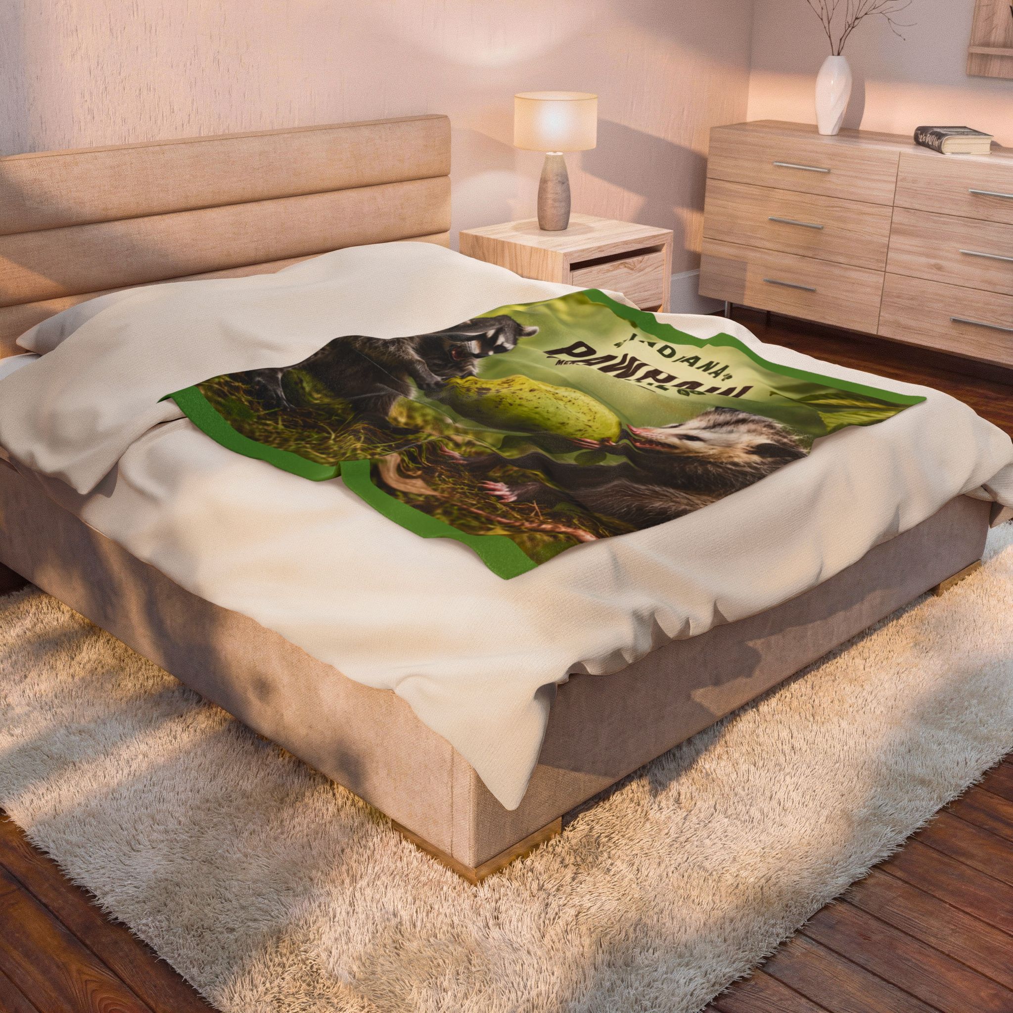 Pawpaw Life Velveteen Plush Blanket - Image 4