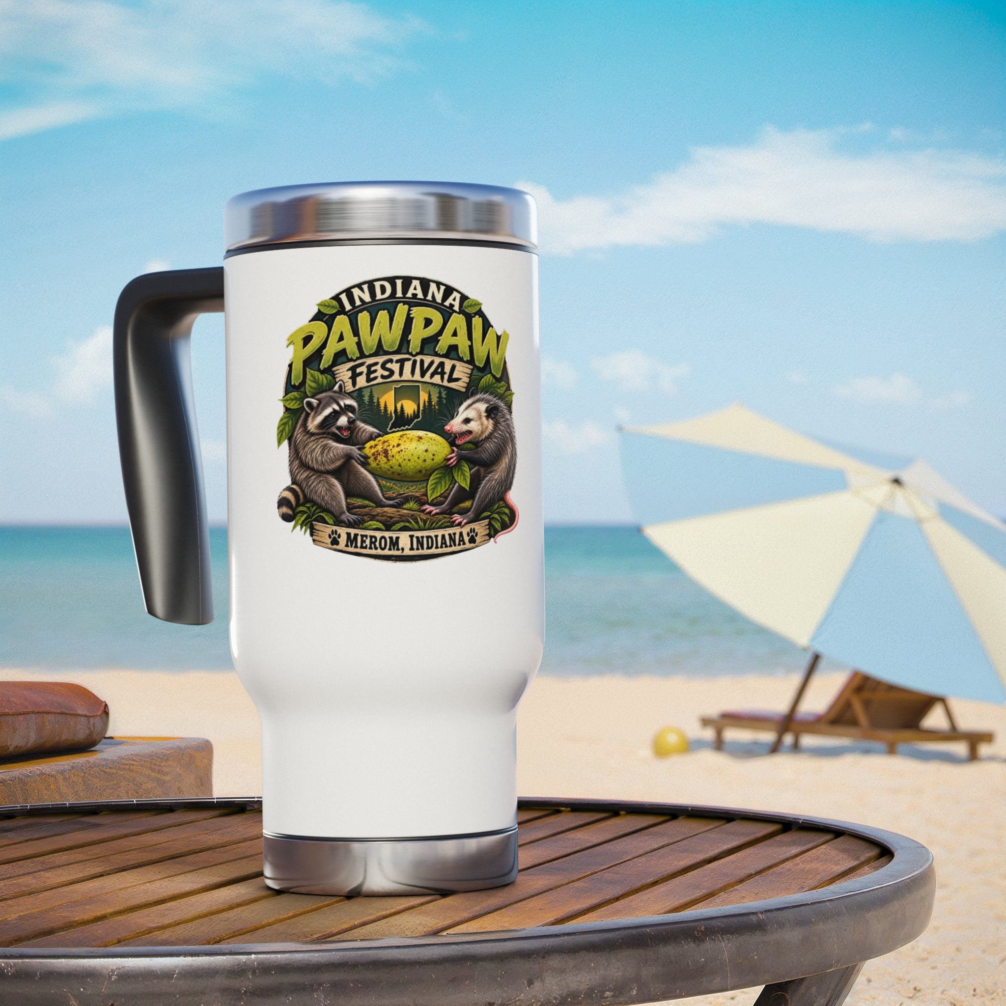Indiana Pawpaw Travel Mug - Image 6