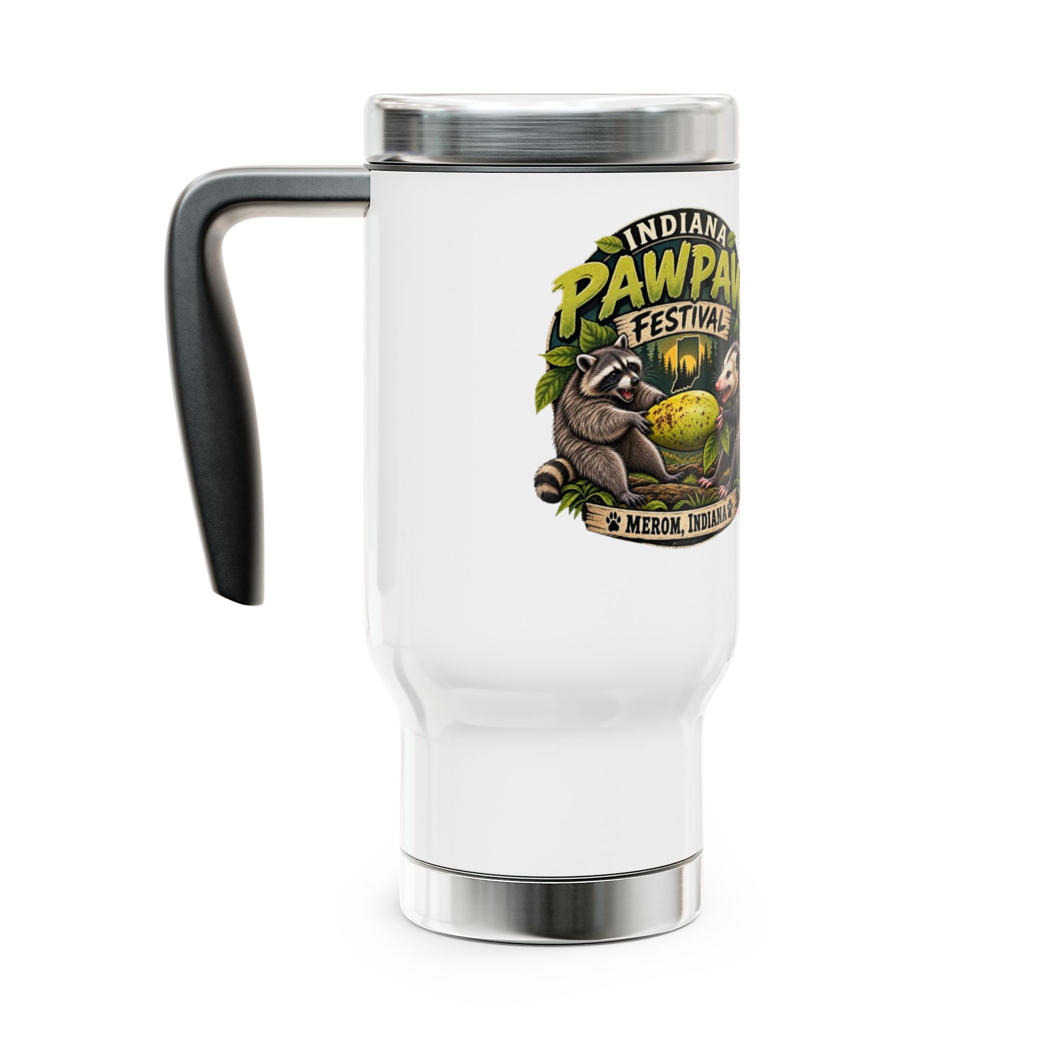 Indiana Pawpaw Travel Mug - Image 3